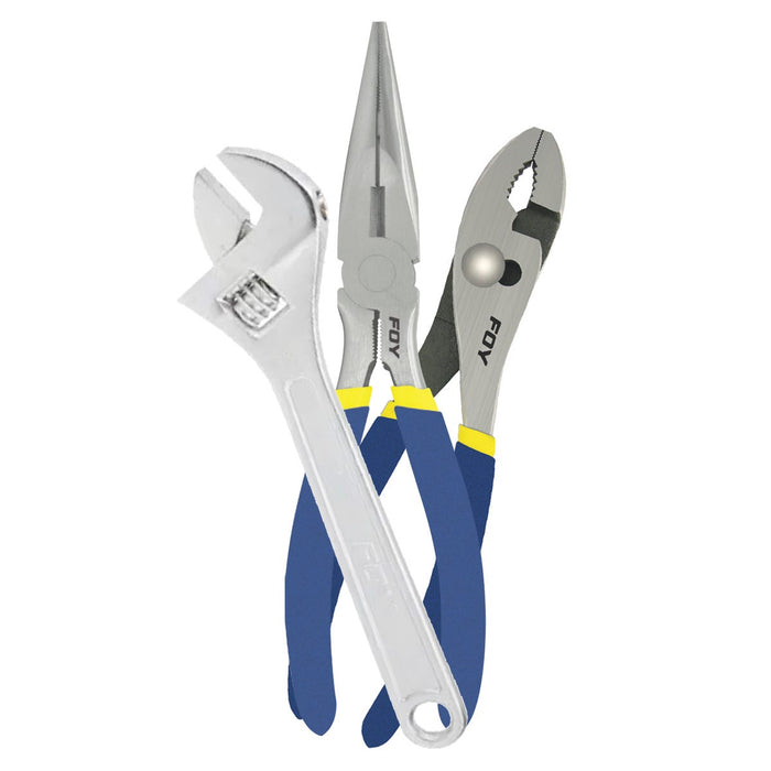 JGO FOY JHMF3 PINZAS PARA MECANICO CON 3 PIEZAS