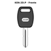 Llave en blanco KEN-2D.P - frente