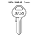 Llave en blanco M15A / MAS-5D - frente