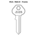 Llave en blanco M16 / MAS-8 - frente