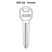 Llave en blanco MIT-1D - frente
