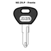 Llave en blanco NE-29.P - frente
