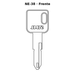 Llave en blanco NE-38 - frente