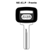Llave en blanco NE-41.P - frente