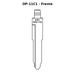 Llave en blanco OP-11C1 - frente