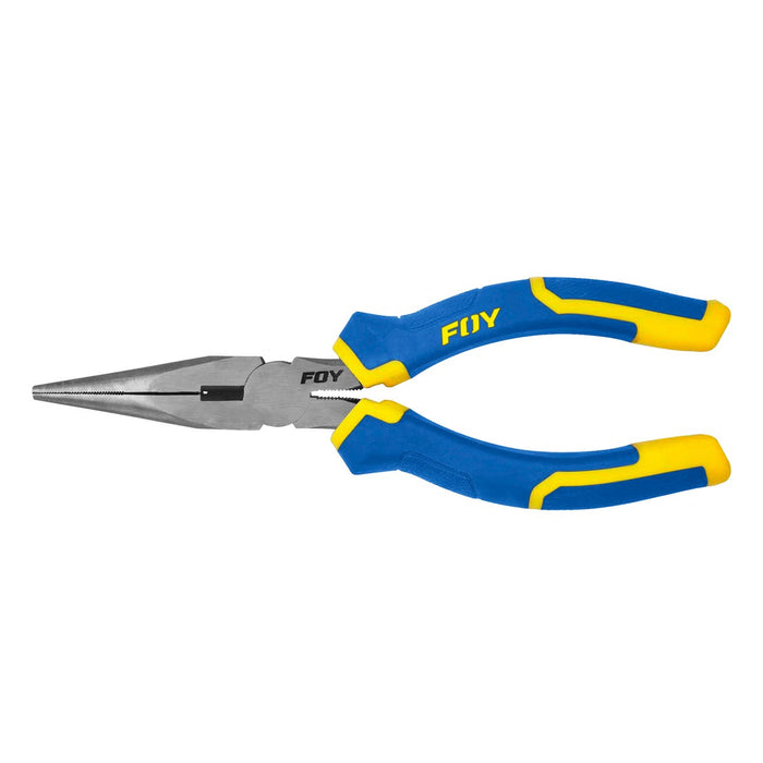 PINZA FOY PE6PL 6" PUNTA LARGA CON MANGO BIMATERIAL