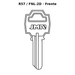 Llave en blanco R57 / FNL-2D - frente