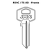 Llave en blanco R59C / TE-8D - frente