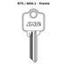 Llave en blanco R75 / ASH-1 - frente
