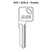 Llave en blanco S5Y / SCO-4 - frente