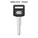 Llave en blanco SUZU-12.P - frente