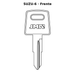 Llave en blanco SUZU-6 - frente