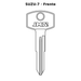 Llave en blanco SUZU-7 - frente