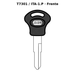 Llave en blanco T7301 / ITA-1.P - frente