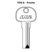 Llave en blanco TOV-6 - frente