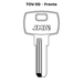 Llave en blanco TOV-9D - frente