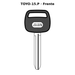 Llave en blanco TOYO-15.P - frente