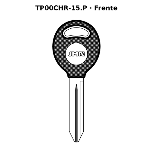 Llave hueca TP00CHR-15 - frente