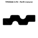Llave en blanco TP00DAE-3.P4 - perfil (ranura)