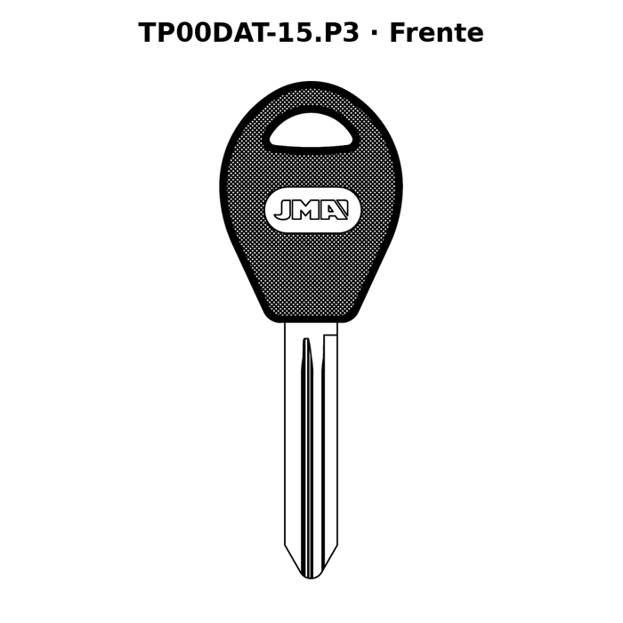 Llave hueca TP00DAT-15.P3 - frente