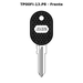 Llave en blanco TP00FI-13.P8 - frente