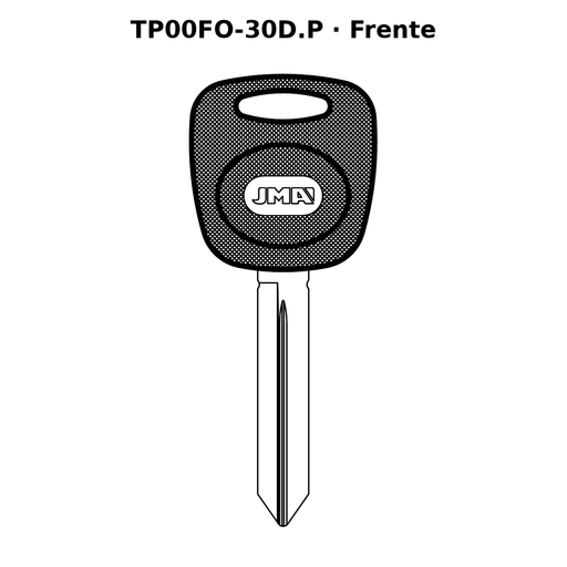 Llave hueca TP00FO-30D.P - frente