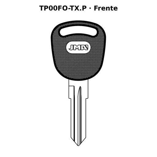 Llave hueca TP00FO-TX.P - frente