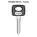 Llave en blanco TP00ME-HM.P1 - frente