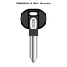 Llave en blanco TP00SIX-3.P3 - frente