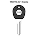 Llave en blanco TP00VO-8.P - frente