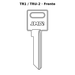 Llave en blanco TR1 / TRU-2 - frente