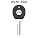 Llave en blanco VO-8.P1S - frente