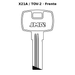 Llave en blanco X21A / TOV-2 - frente