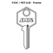 Llave en blanco Y33C / YET-11D - frente