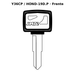 Llave en blanco Y36CP / HOND-19D.P - frente