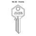 Llave en blanco YA-2D - frente