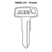 Llave en blanco YAMA-15I - frente