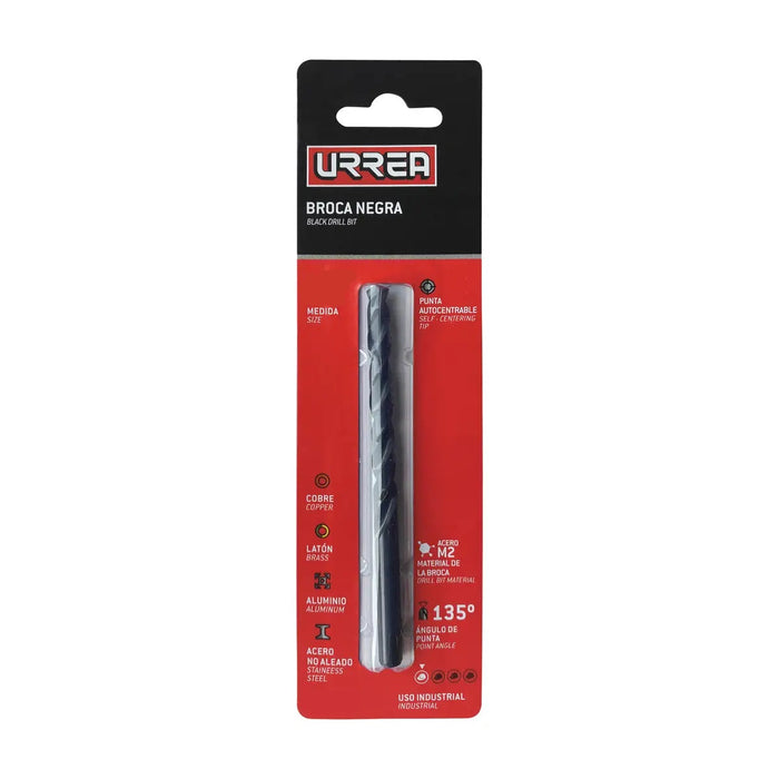 BROCA URREA BGB3/16 (SP1) NEGRA ALTA VELOCIDAD EN BLISTER
