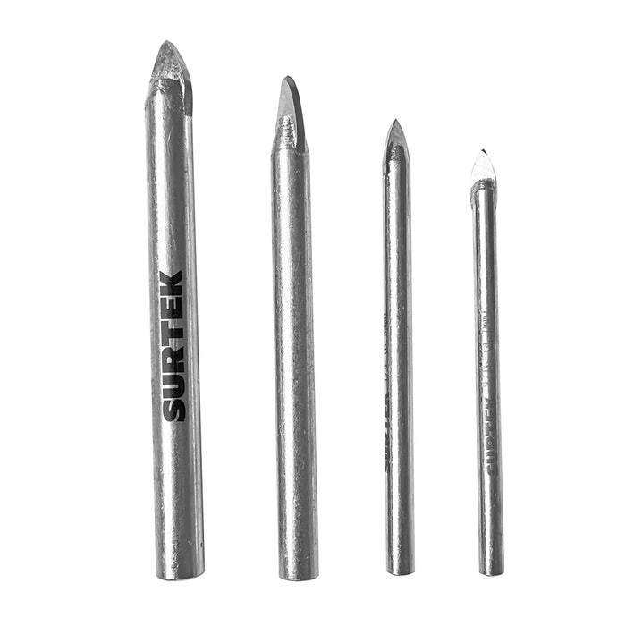 JGO SURTEK JBVS4 BROCAS PARA VIDRIO Y AZULEJO CON 4 PIEZAS