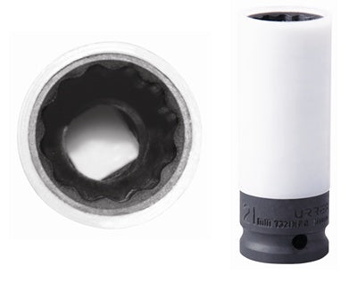 DADO URREA 7321MPR IMPACTO LARGO C/NYLAMID 12P 1/2x21mm