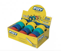 FLEXOMETRO FOY 142132 COLORES 5 MTx3/4" - SIGASA