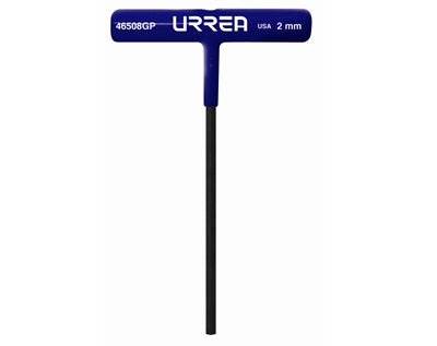 LLAVE URREA 46508LGP HEX 6"x2mm en T C/VINIL