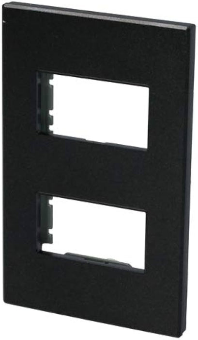 PLACA SURTEK P602N NEGRA DE 2 VENTANAS - SIGASA