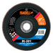 Disco laminado (flap) Fandeli DL-510 4-1/2 pulgadas grano Z-40 zirconia acero inoxidable