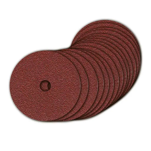 Disco de lija de fibra vulcanizada Fandeli, óxido de aluminio, para desbaste de metal - línea G-88 / L-20 / L-22