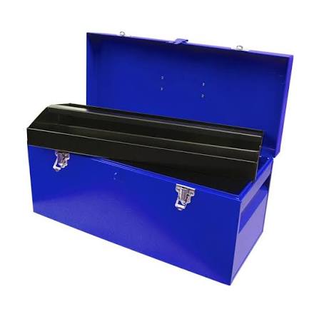 CAJA URREA D6A METALICA AZUL 20 X 8