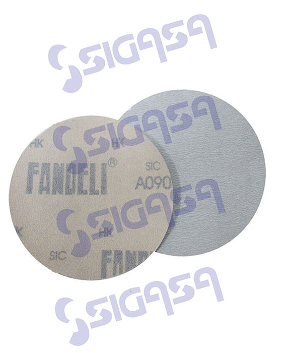 LIJA DISCO 5" A090 # 080 GRIPIT PLATA FANDELI