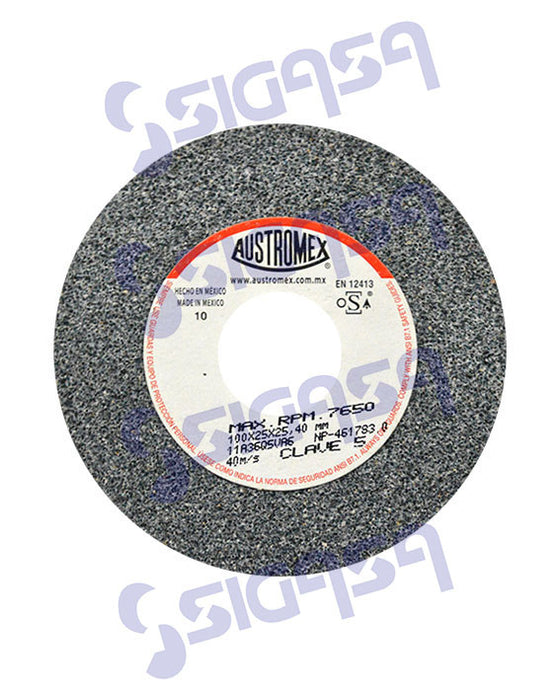 RUEDA    5 GRIS 4"x1x1 100x25x25 #36, AUSTROMEX, SIGASA, SIGASA