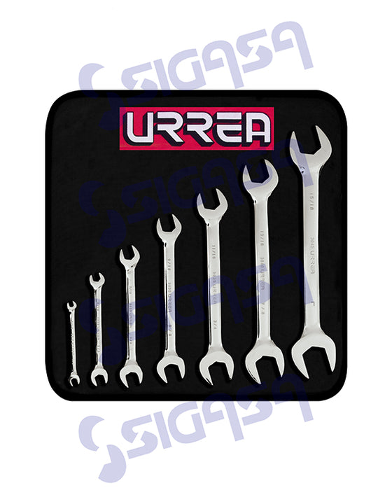 JGO URREA 3000C C/7 LLAVES ESPAÑOLAS EN PULG