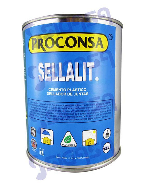 SELLALIT  1 LITRO PASTA COLOR NEGRO PROCONSA, CMP-PROCONSA, SIGASA, SIGASA